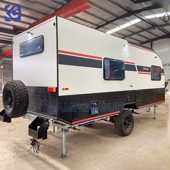オーストラリアの標準的な高級オフロード キャンプ トレーラー キャンピングカー トラベル トレーラー